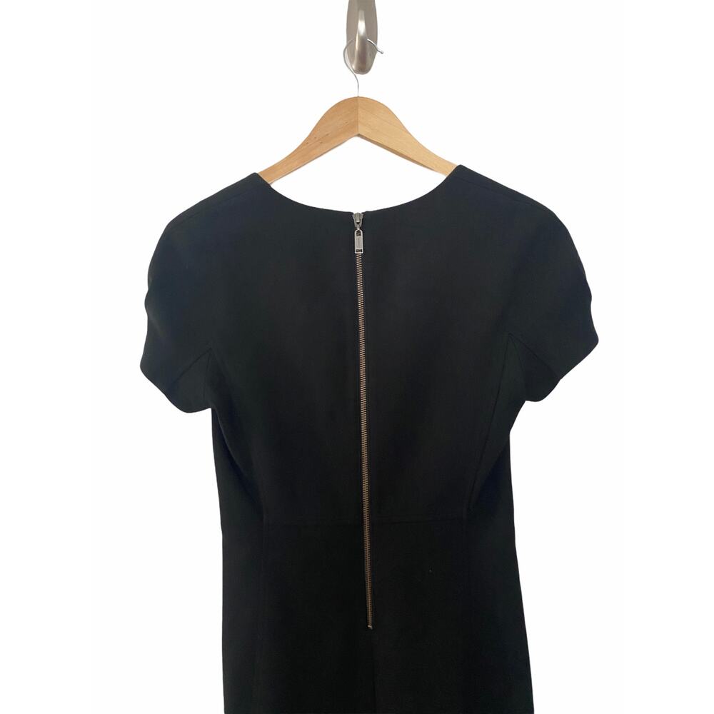 Aritzia Babaton Womens Cap Sleeve Sheath Dress Black S Small - Picture 5 of 9